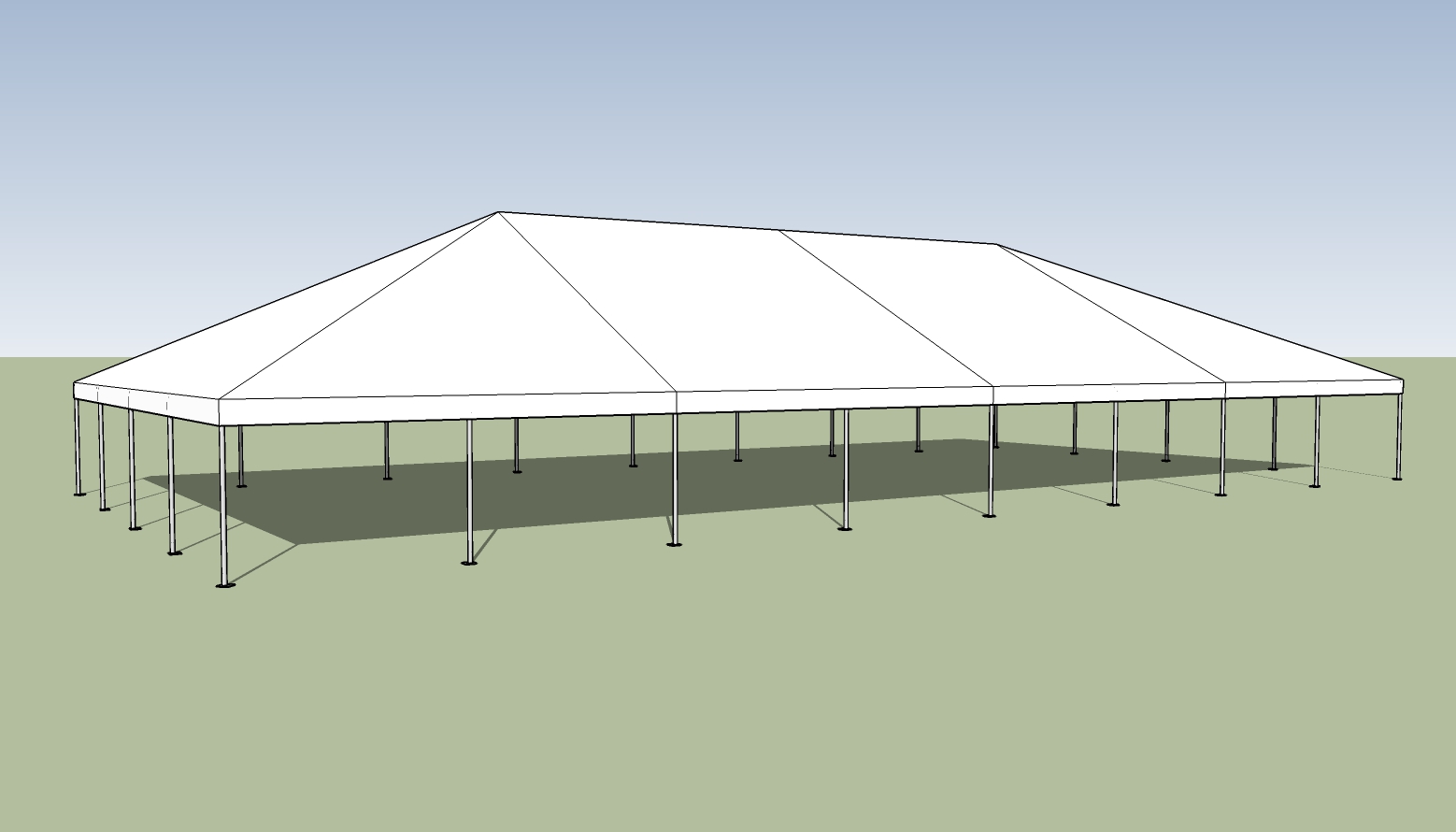 40x80 frame tent